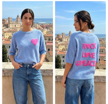 Charger l'image dans la galerie, LE PULL ROCK LOVE PEACE
