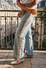 Charger l'image dans la galerie, LE JEANS DENTELLES FLOWERS
