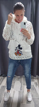 Charger l&#39;image dans la galerie, LE PULL MICKEY DENTELLE
